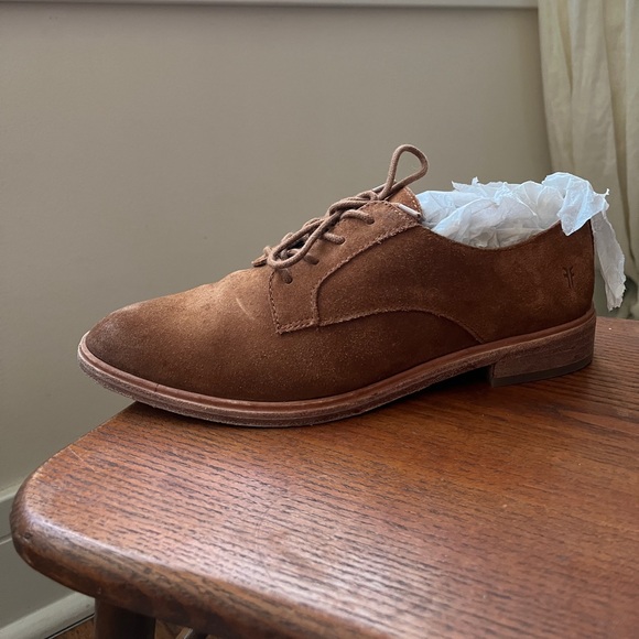 Frye Emory Oxfords Nutmeg Suede 7 - Picture 4 of 10